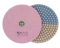 Алмазные гибкие шлифовальные круги ТриКолор Pads 7-STEP.D-100 №3000